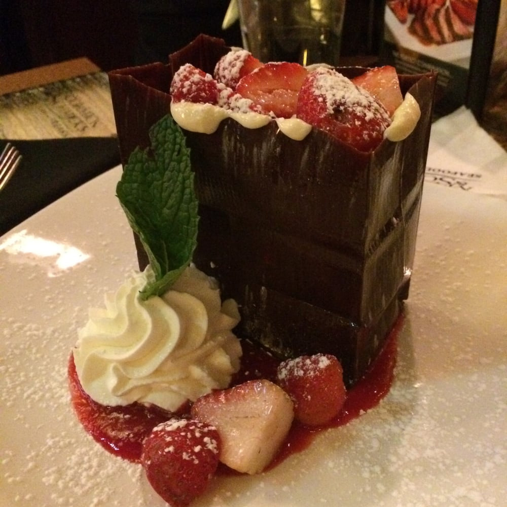 Dessert Kansas City
 This chocolate bag is the most romantic desert on the