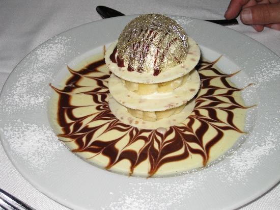 Dessert Las Vegas
 dessert chocolat blanc banane Picture of Eiffel Tower