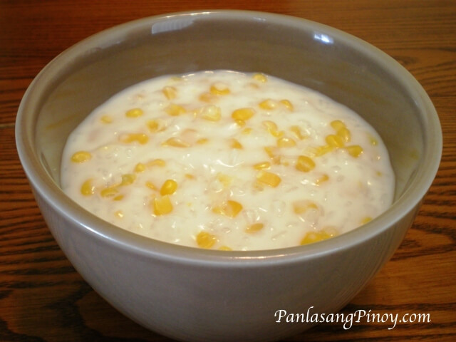 Dessert Recipes That Use A Lot Of Milk
 Ginataang Mais Recipe