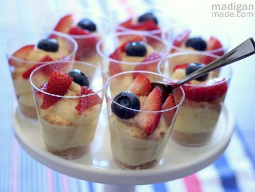 Dessert Shooter Cups
 No bake Cheesecake Dessert Shots Rosyscription