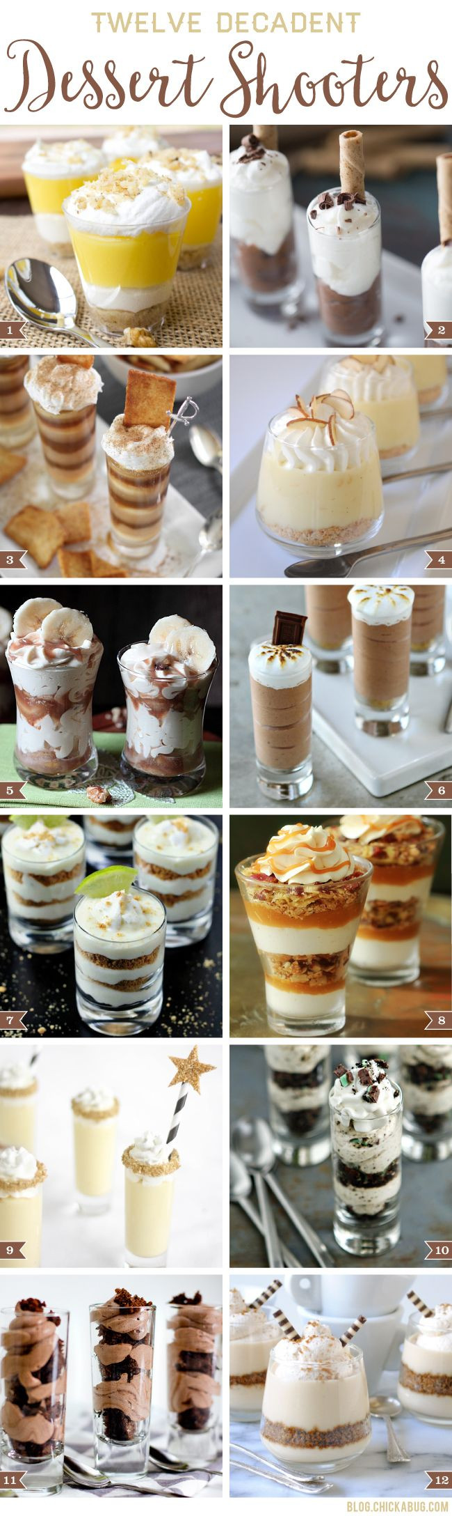 Dessert Shooter Cups
 The 25 best mini Desserts ideas on Pinterest