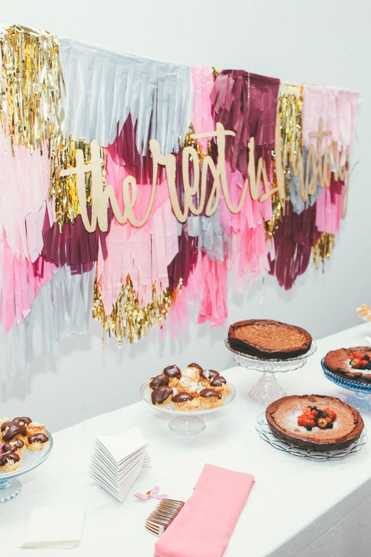 Dessert Table Backdrop
 30 Delicious Dessert Table Ideas