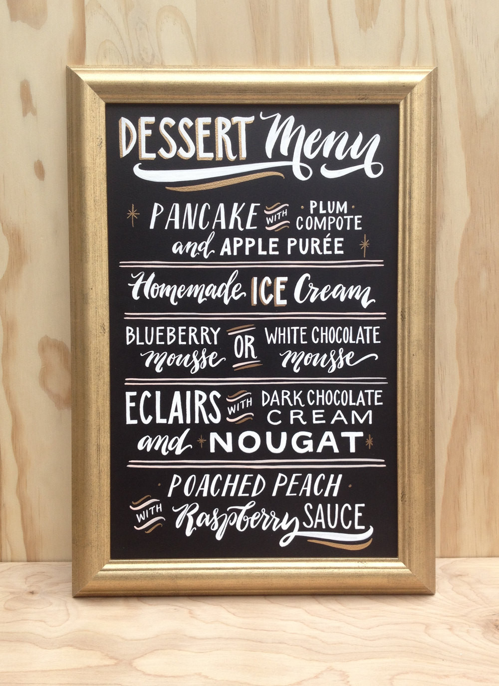 Dessert Table Sign
 Wedding Sign Dessert Table Sign Menu featuring by papertangent
