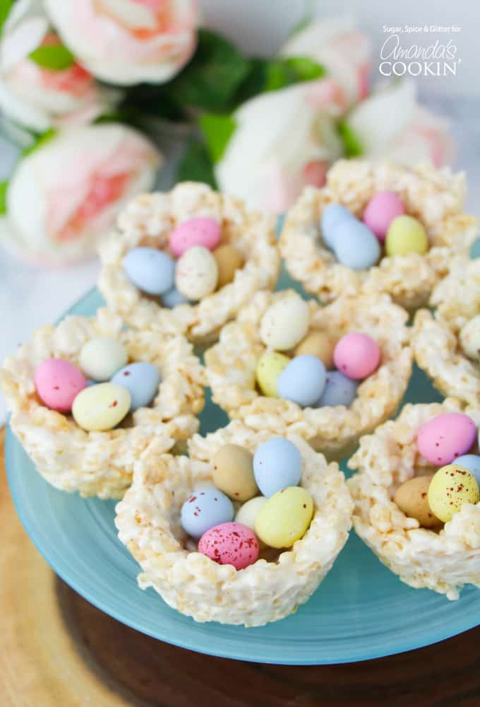Desserts For Easter
 Rice Krispie Nests a quick and easy no bake Easter treat