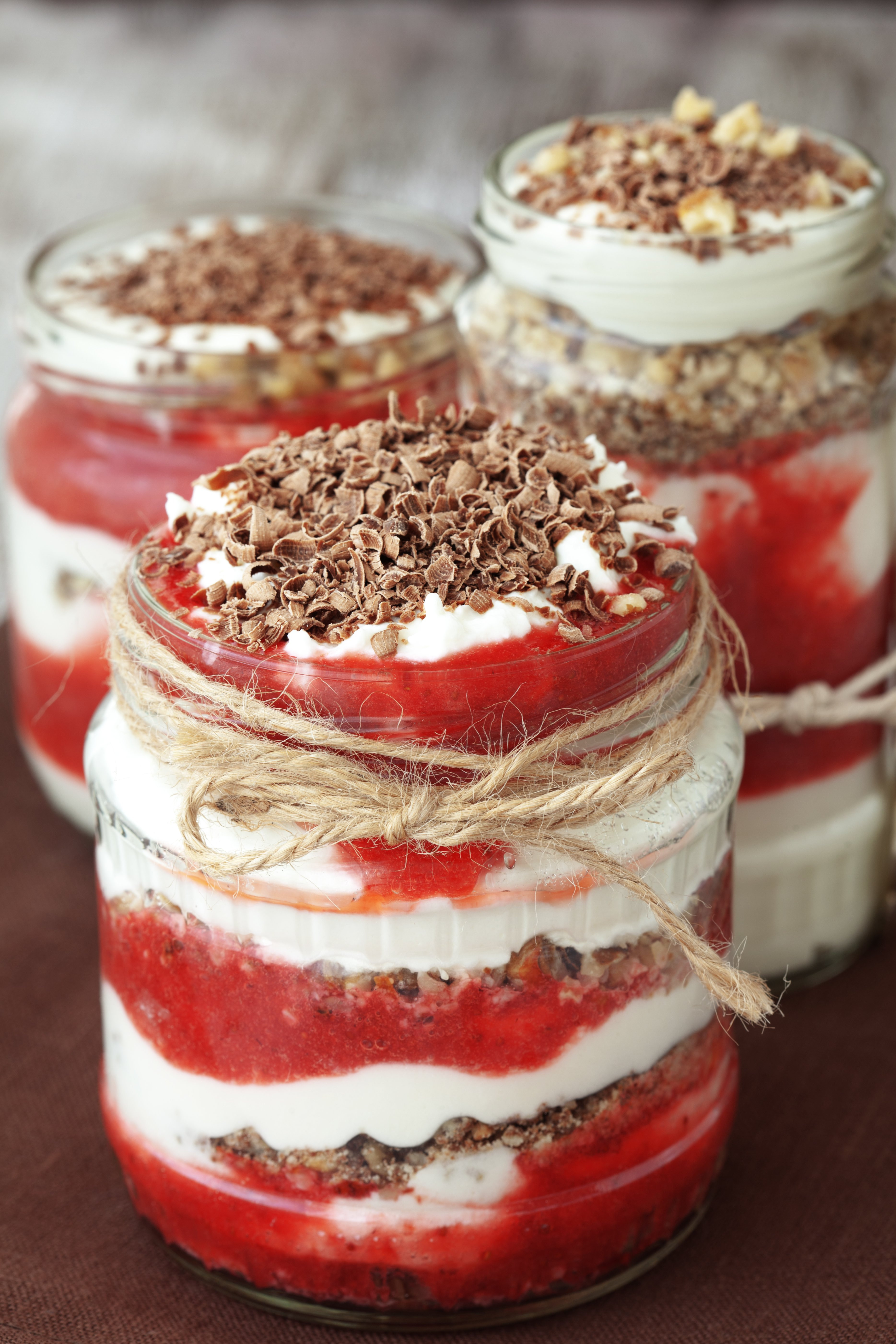 Desserts In A Jar
 Yummy Strawberry Dessert In A Jar Recipe