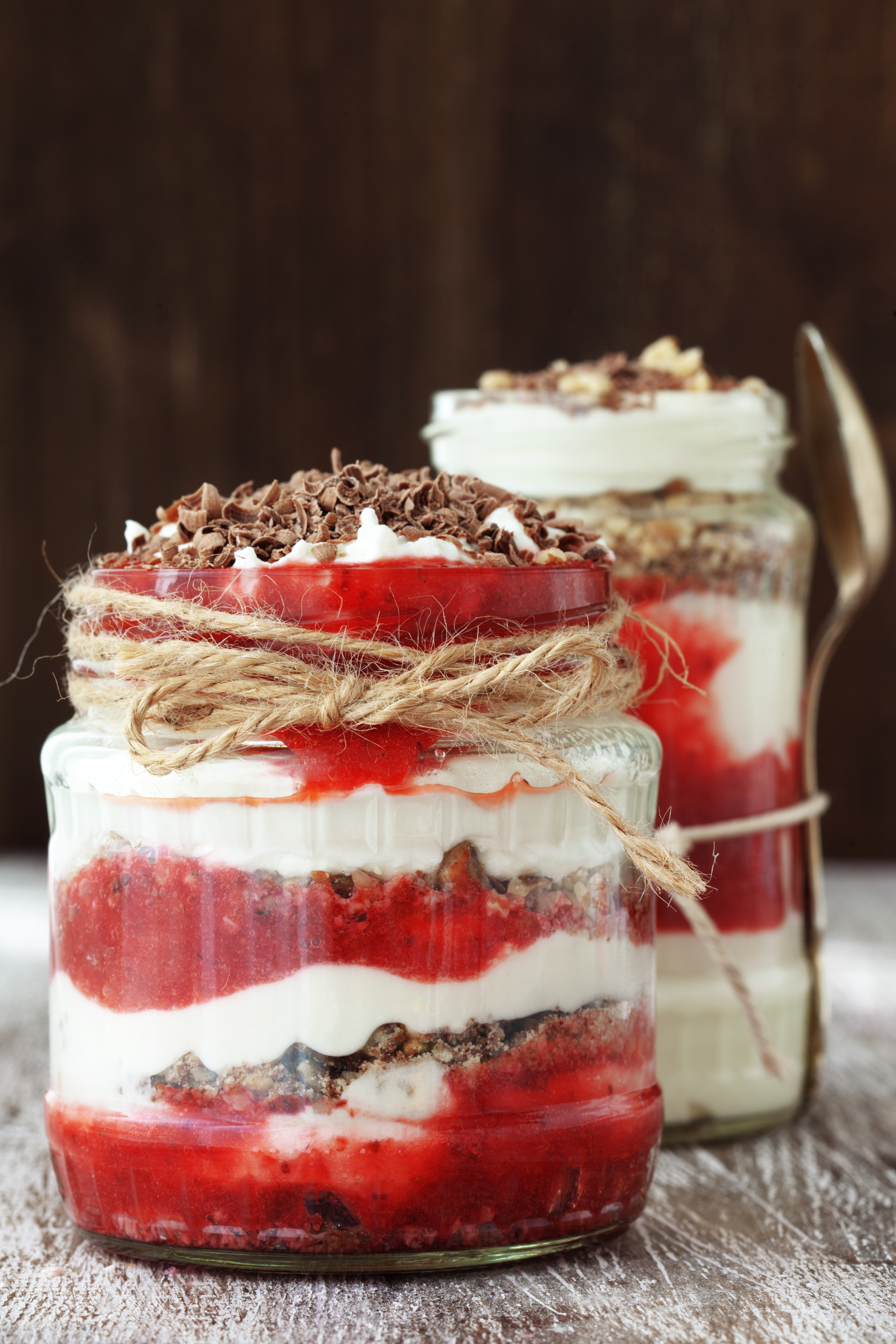 Desserts In A Jar
 Yummy Strawberry Dessert In A Jar Recipe