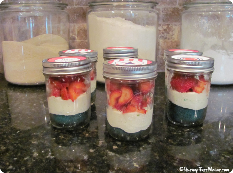 Desserts In Mason Jar
 July 4th dessert Liberty in a Mason Jar