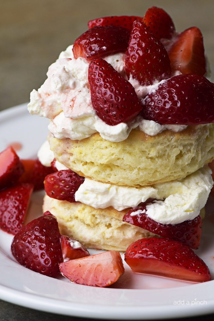 Desserts Made With Biscuits
 Strawberry Shortcake with Sweet Cream Cheese Biscuits