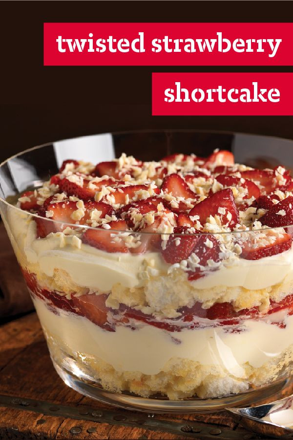 Desserts That Start With O
 Twisted Strawberry Shortcake – Our summer shortcake recipe