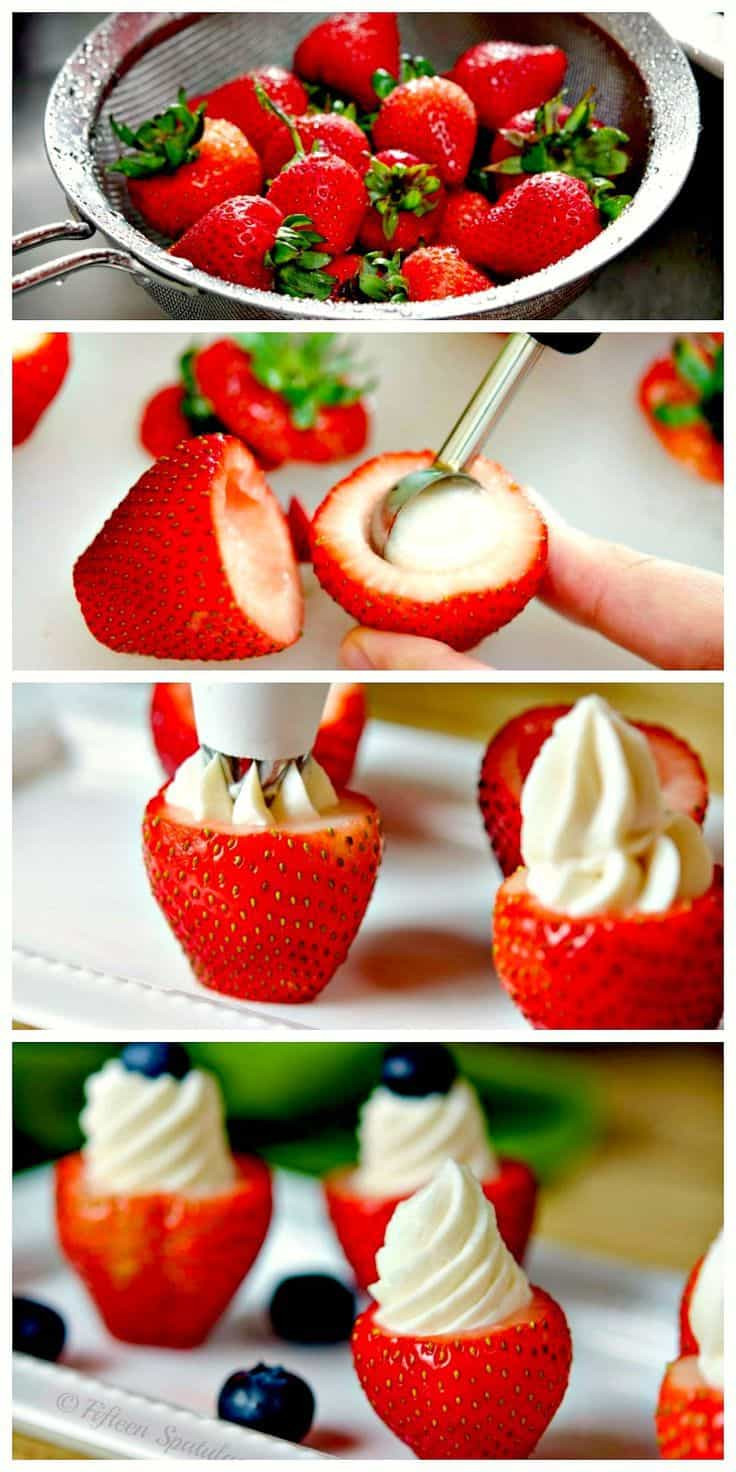 Desserts To Bring To A Party
 Cheesecake Stuffed Strawberries Recipe