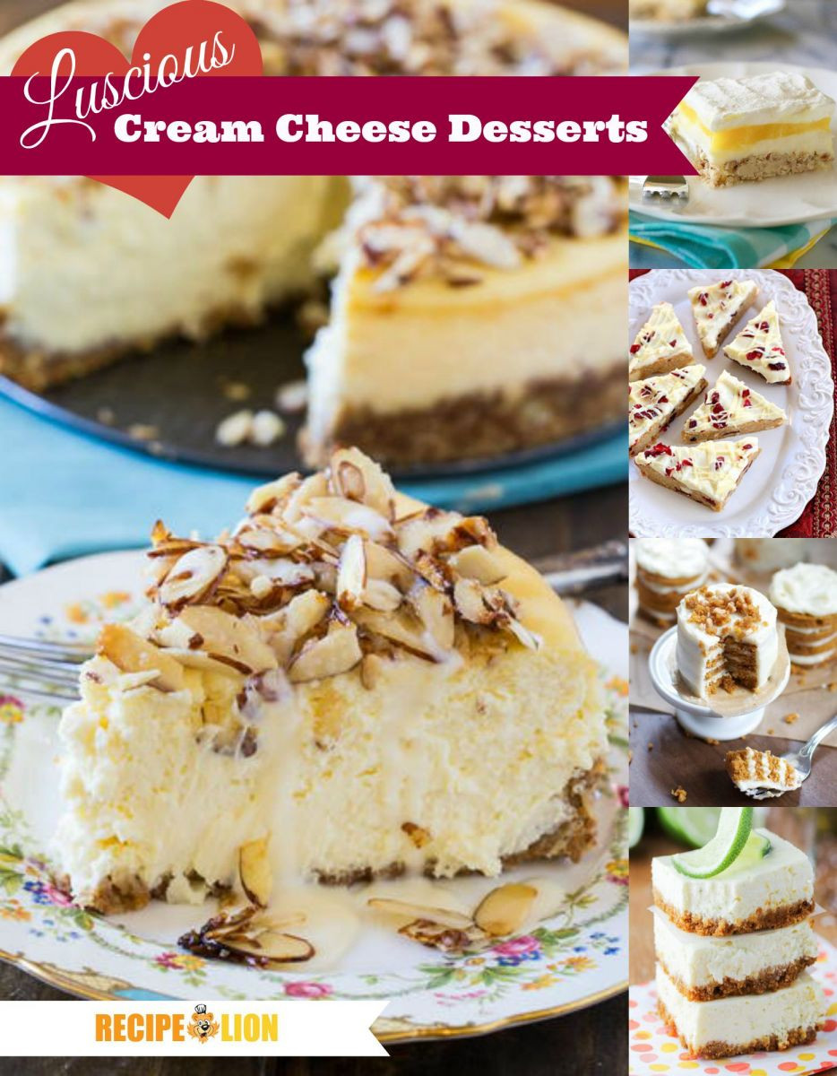Desserts With Cream Cheese
 41 Luscious Cream Cheese Desserts