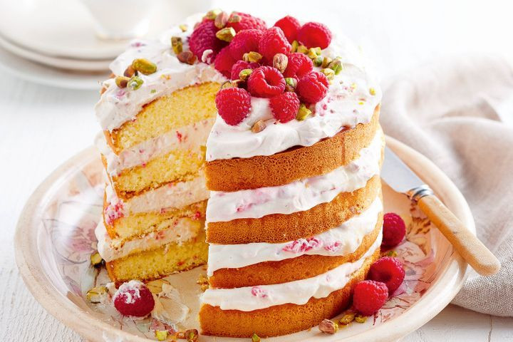 Desserts With Honey
 Raspberry honey dessert cake