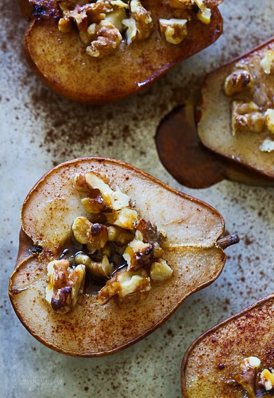 Desserts With Honey
 Baked Pears with Walnuts and Honey