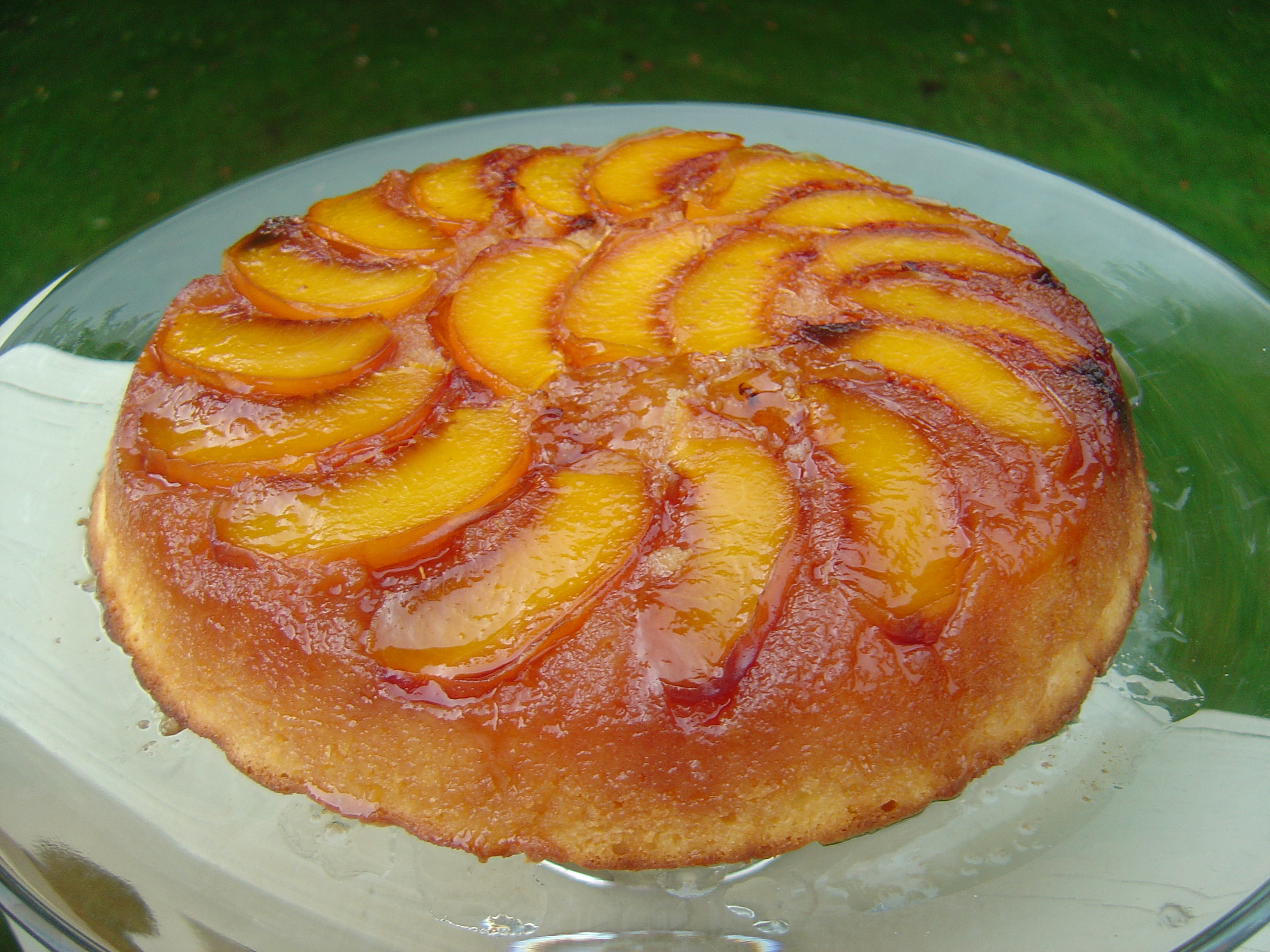 Desserts With Peaches
 Peach Cake Tatin Smells Like Home