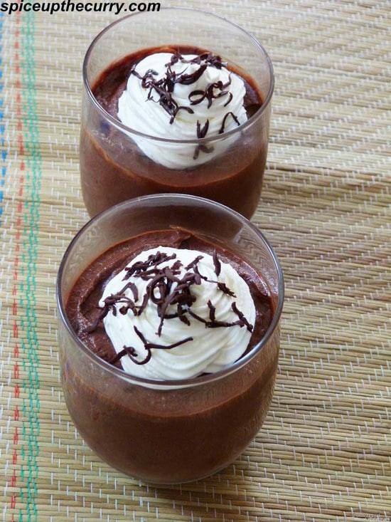 Desserts Without Eggs
 Eggless chocolate mousse recipe