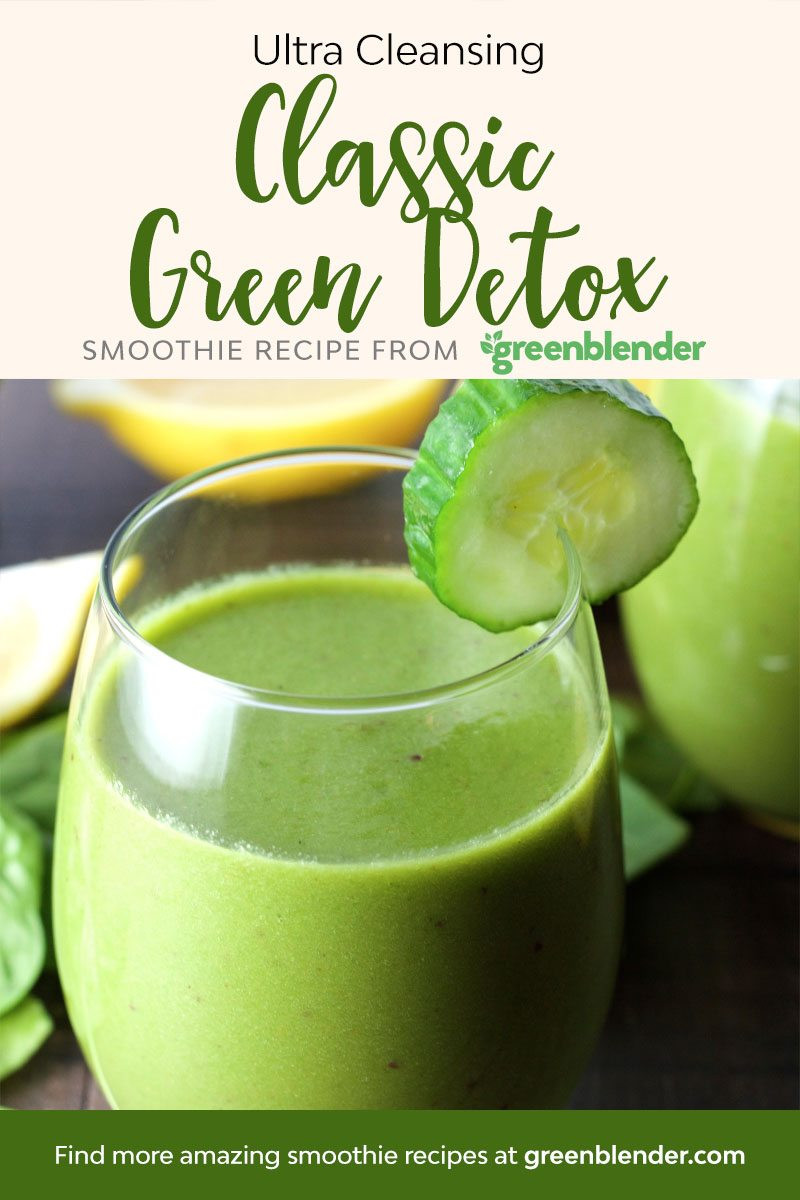 Detox Smoothie Recipes
 Classic Green Detox Smoothie Recipe GreenBlender