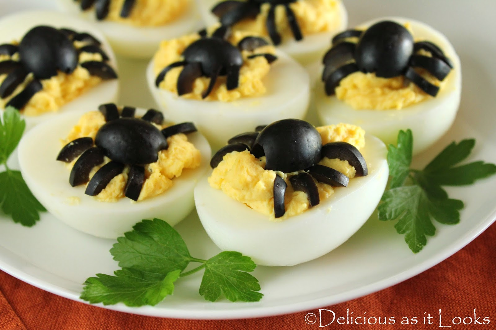 Deviled Eggs Halloween
 Halloween Spooky Spider Deviled Eggs Delicious as it Looks