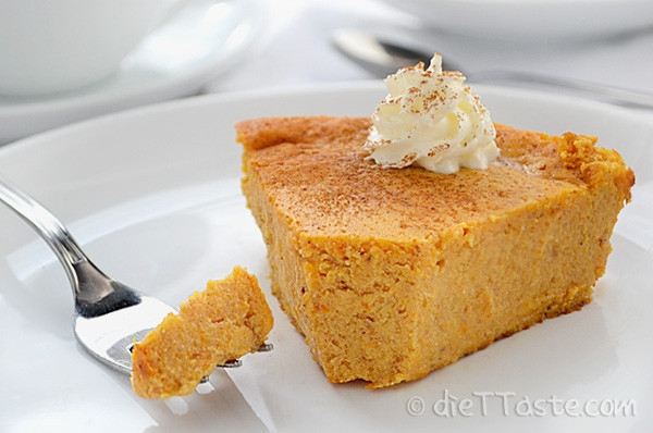 Diabetic Pumpkin Pie
 Crustless Pumpkin Pie diabetic friendly