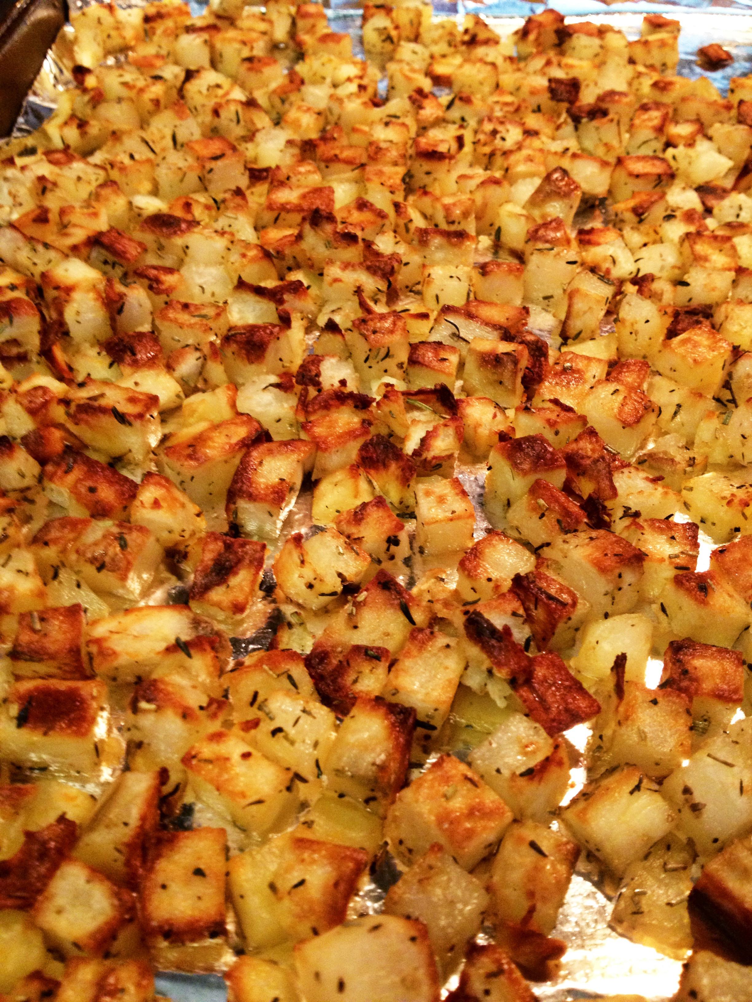 Diced Breakfast Potatoes
 Oven Roasted Breakfast Potatoes