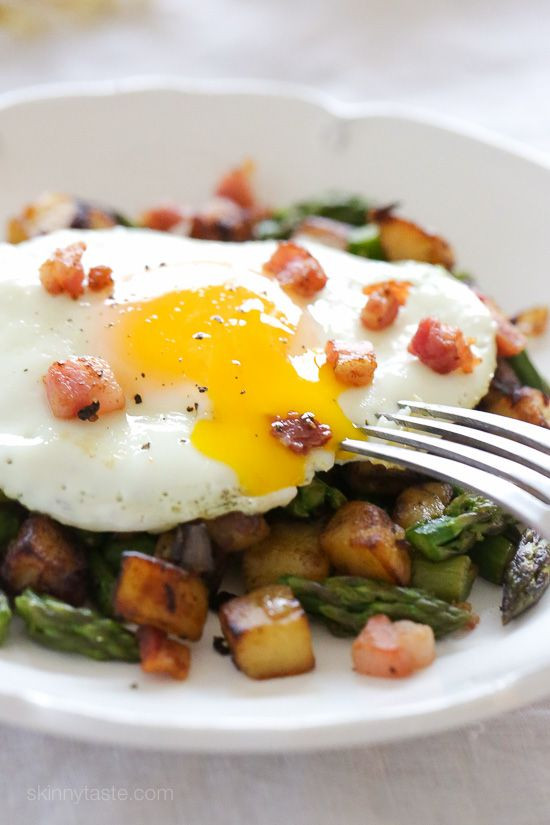 Diced Breakfast Potatoes
 Asparagus Pancetta Potato Hash Recipe