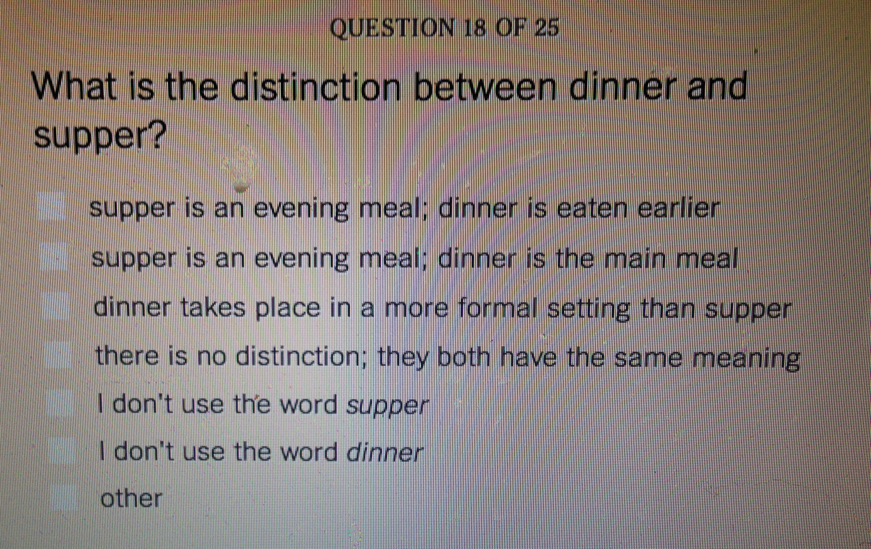 Difference Between Dinner And Supper
 Though it looks like dinner it’s really our supper