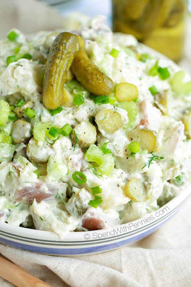 Dill Pickle Potato Salad
 Buffalo Chicken Pasta Salad Spend With Pennies