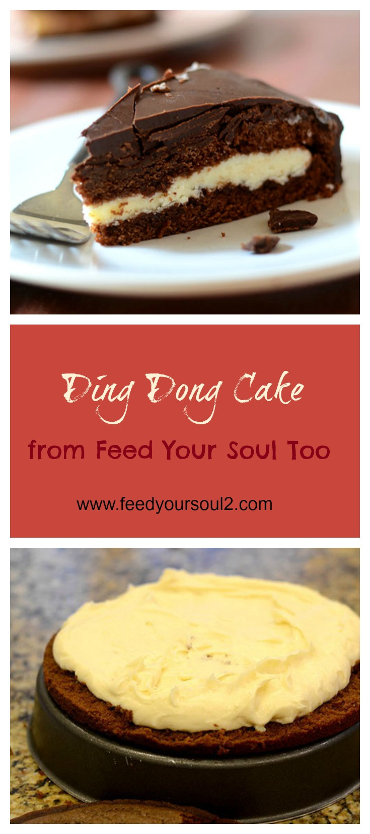 Ding Dong Dessert
 Ding Dong Cake Feed Your Soul Too