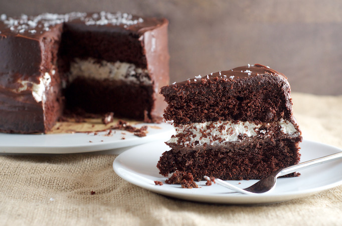 Ding Dong Dessert
 Salted Caramel “Ding Dong” Cake