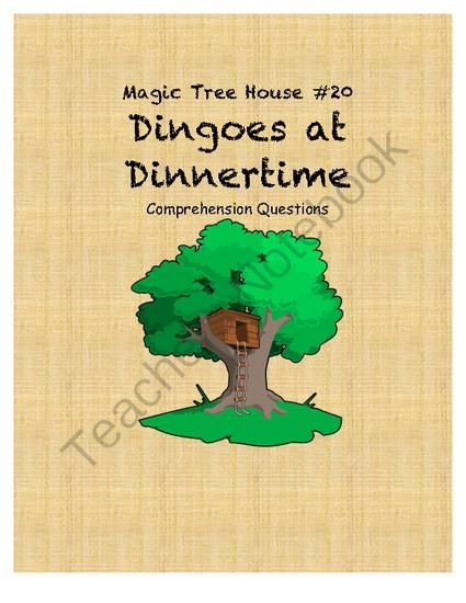 Dingoes At Dinner Time
 Magic Tree House Dingoes at Dinnertime from Eliza D s shop