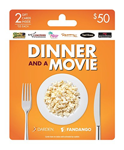 Dinner And Movie Gift Card
 Sasaki Time Giveaway Dinner and a Movie Gift Cards