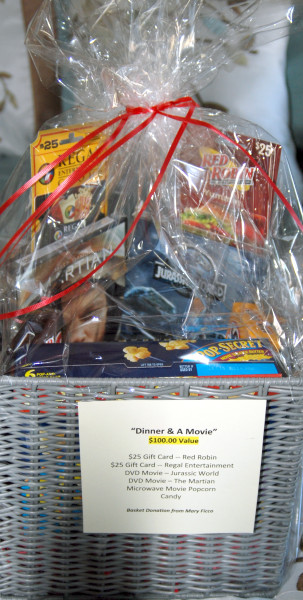 Dinner And Movie Gift Card
 Auction 2016 Baskets St Isidore School