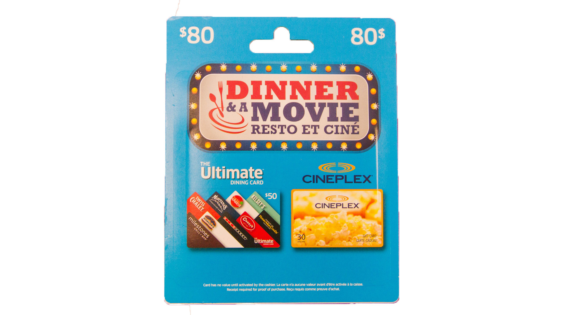 Dinner And Movie Gift Card
 Best Party Jacket Contest Loyalist College Student