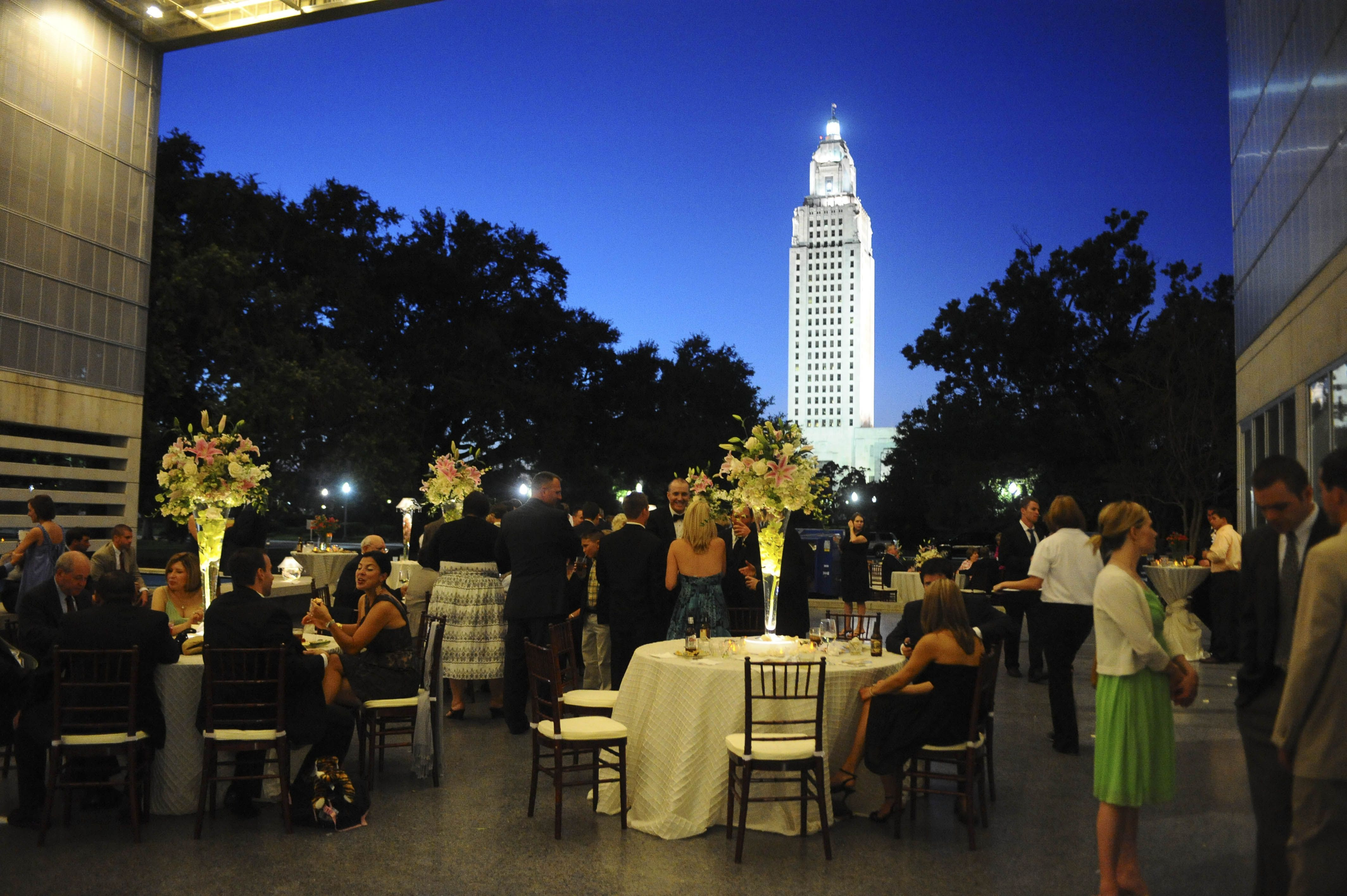 Dinner Baton Rouge
 Outdoor dinner at Capitol Park Museum in Baton Rouge LA