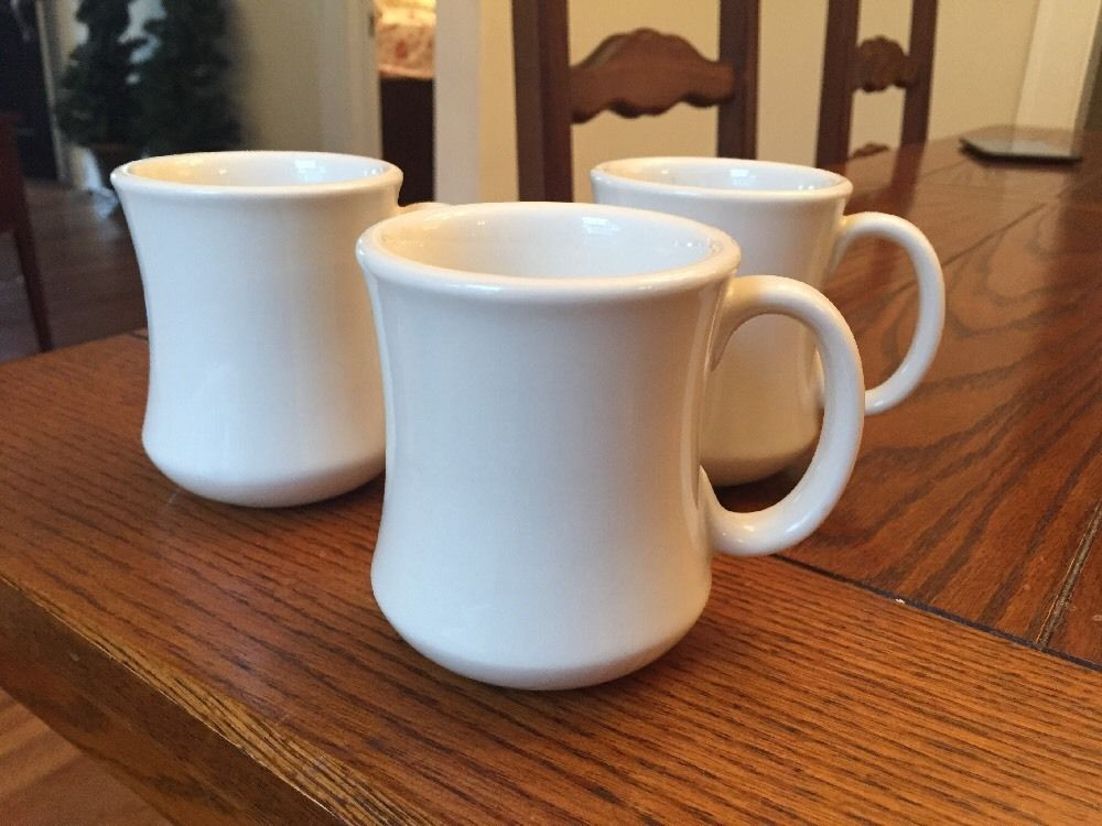 Dinner Coffee Mugs
 3 Vintage Restaurant Ware Coffee Mug Thick Heavy Ultima