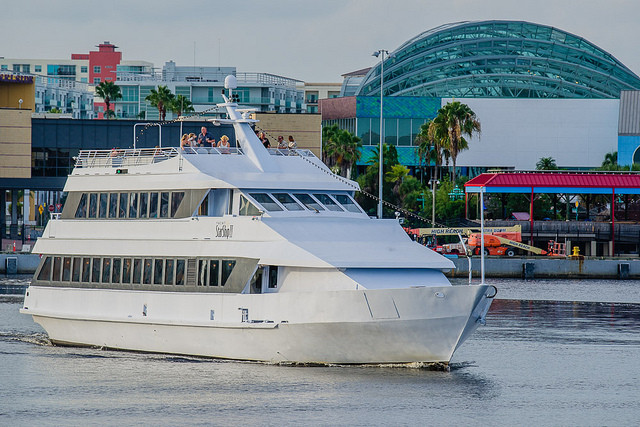 Dinner Cruise Tampa
 Starship II pulling away from Channelside passing Florida