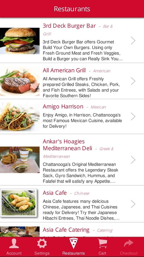 Dinner Delivered Chattanooga
 Dinner Delivered Chattanooga Android Apps on Google Play