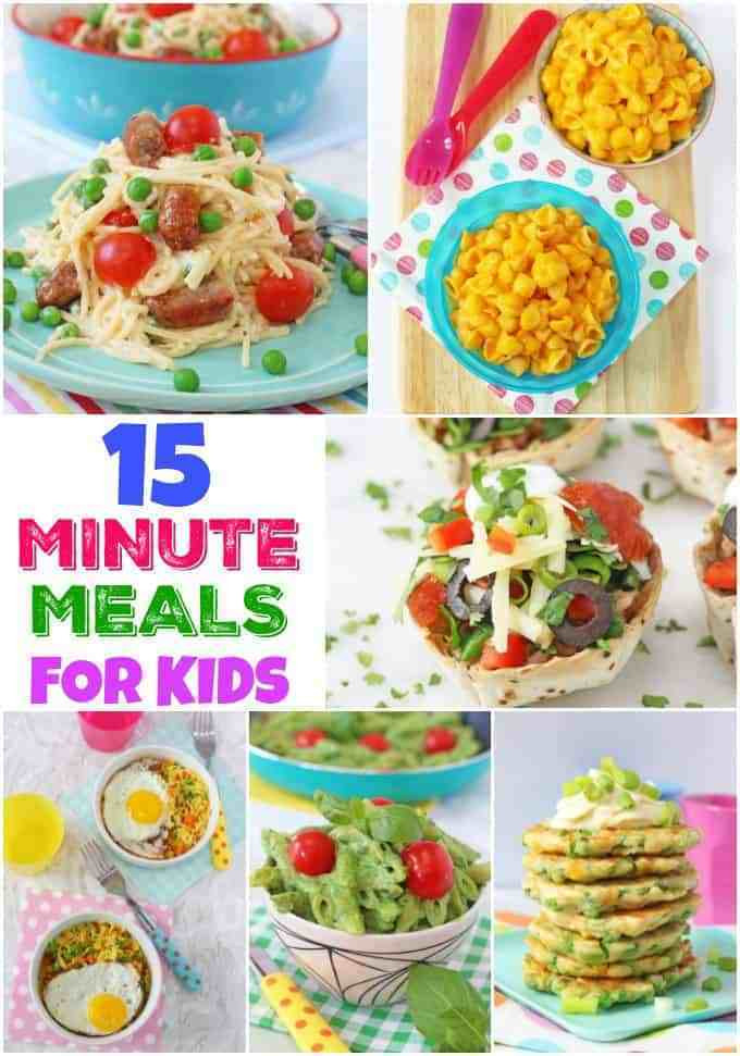 Dinner For Kids
 15 The Best 15 Minute or less Kid s Dinners My