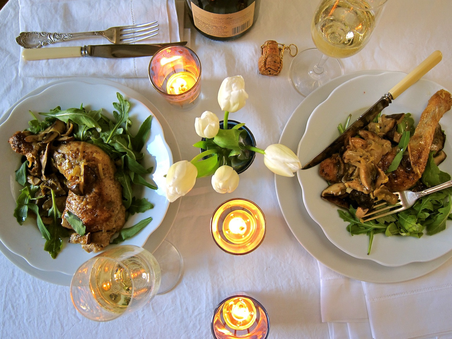 Dinner For Two
 Valentine’s Day Dinner for Two Recipes and Table Styling