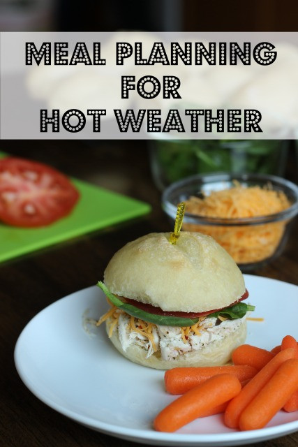 Dinner Ideas For Hot Days
 Meal Planning for the Dog Days of Summer