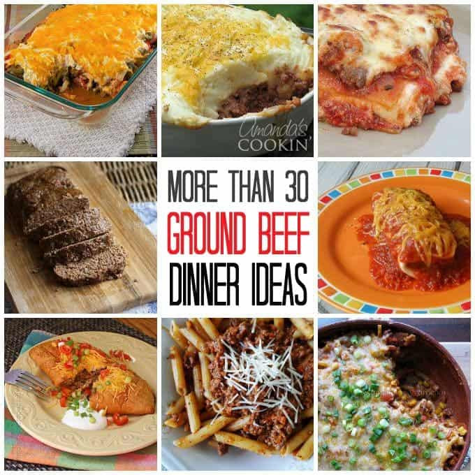 Dinner Ideas With Hamburger
 Ground Beef Dinner Ideas 30 recipes for supper