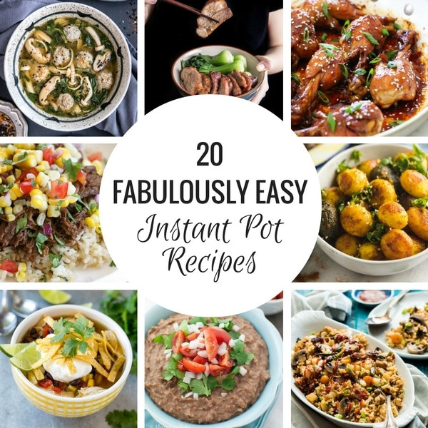 Dinner In An Instant
 20 Fabulously Easy Instant Pot Recipes Dinner at the Zoo