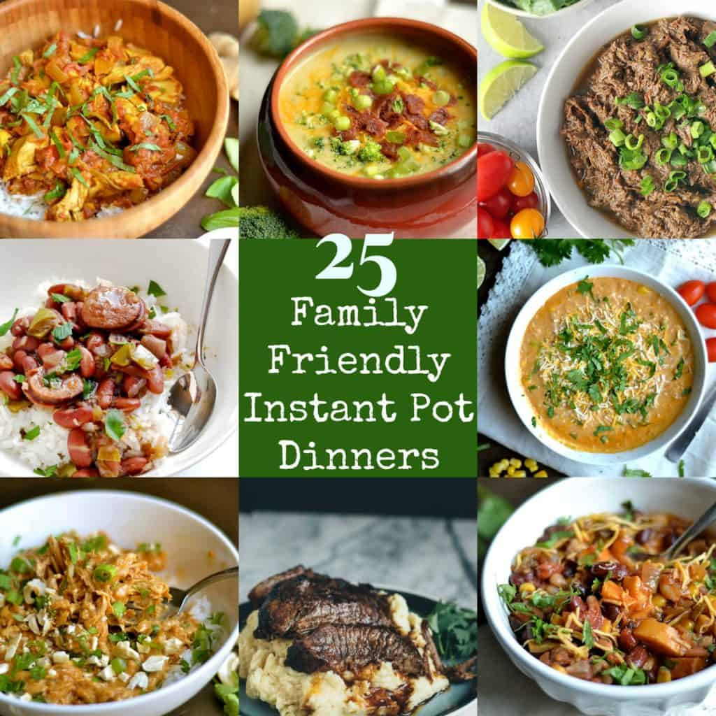 Dinner In An Instant
 25 Family Friendly Instant Pot Dinners Wholesomelicious