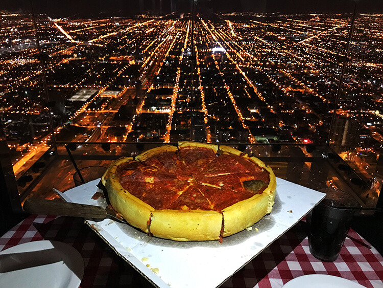 Dinner In Chicago
 Pie in the Sky VIP Dinner at Skydeck Chicago Luxe