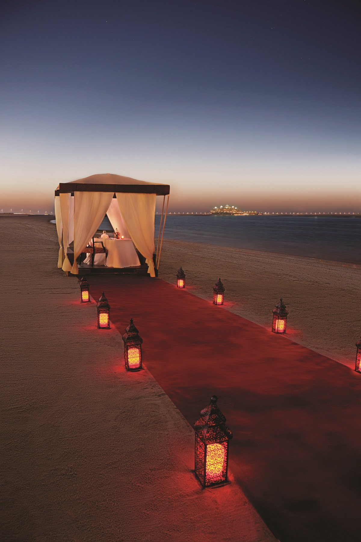 Dinner On The Beach
 travel beach Romantic top 10 candlelight dinners