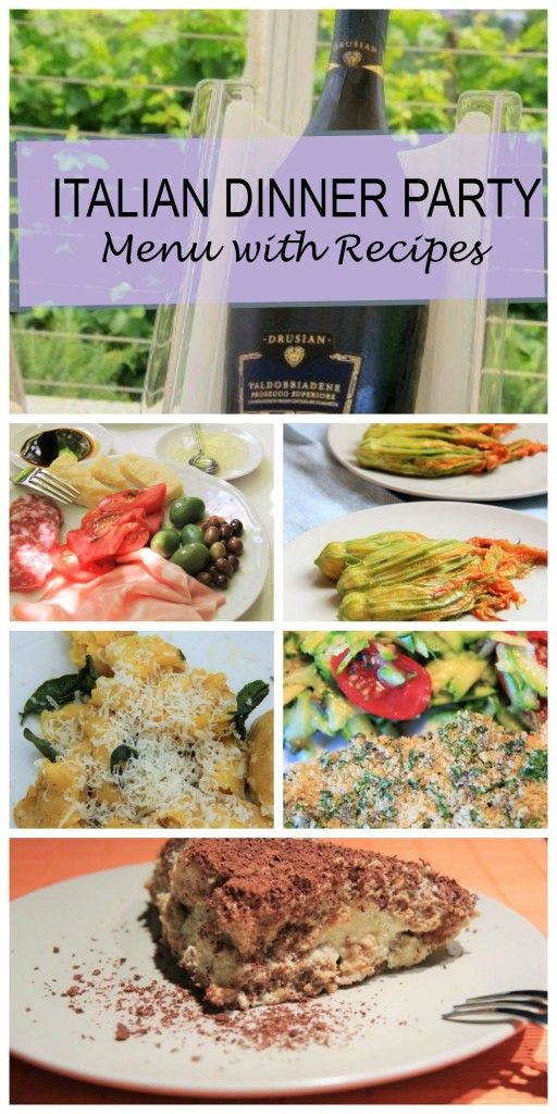 Dinner Party Menu For 6
 Italian Dinner Party Menu plete with Recipes for Easy