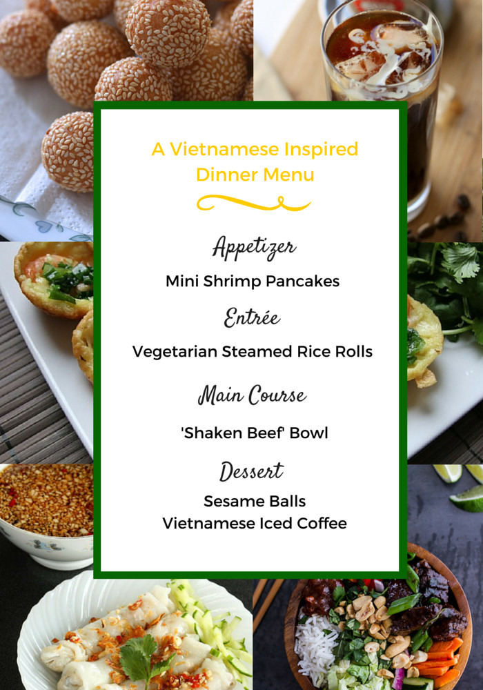 Dinner Party Menu Ideas
 Vietnamese Dinner Party Menu