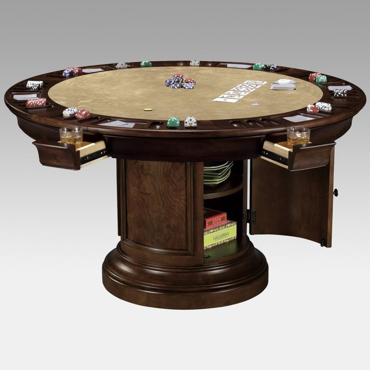 Dinner Table Game
 Round Dining Table that converts to Game Table Use