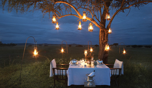 Dinner Under The Stars
 Romantic private dinner under the stars Luxury Travel