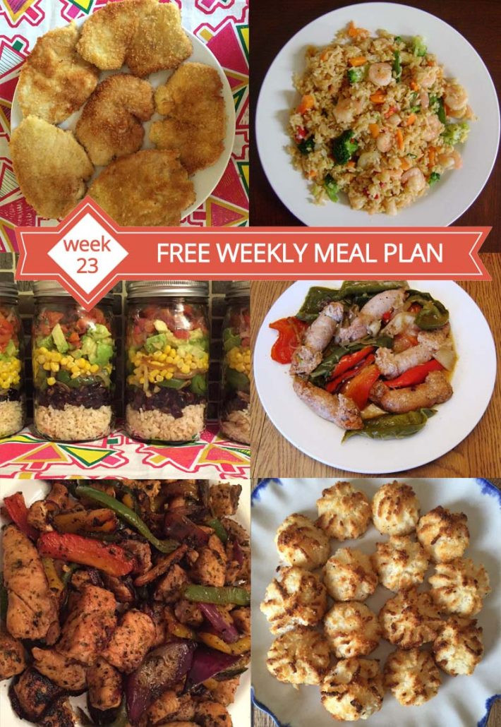 Dinners Ideas For The Week
 Free Easy Weekly Family Meal Plan – Week 23 Recipes And
