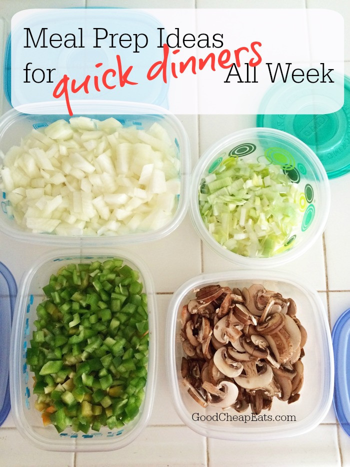Dinners Ideas For The Week
 Meal Prep Ideas for Quick Dinners All Week